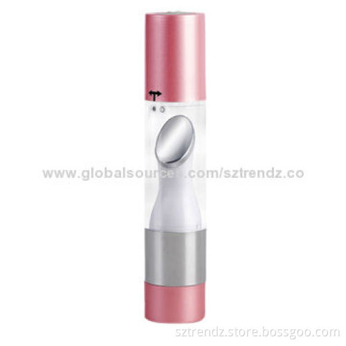 Lip moisturizing massager with ion vibration and UV LED light care